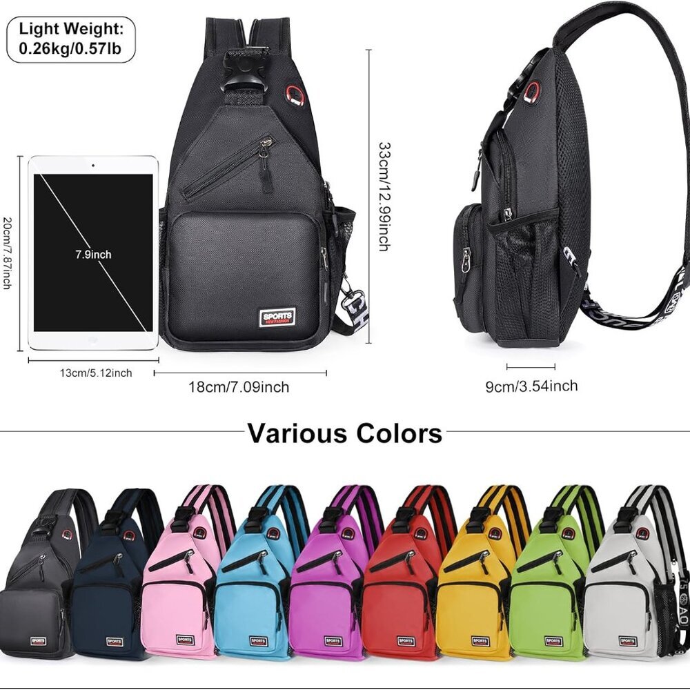Versatile Convertible Sling Backpack For Men & Wo… - image 3
